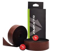 Kivivaka Cinta perforada de piel sintética EVA para manillar de bicicleta | Correas transpirables que absorben los golpes para barra de bicicleta, 3 mm de grosor, 2170 mm de longitud, para par negro