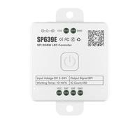Kivivaka Controlador LED RGB direccionable DC5V-24V, controlador de tira de luz reactiva con aplicación, 16 m de colores, 146 modos preestablecidos, control de grupo, blanco