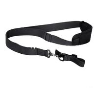 Kivivaka Correa de hombro de nailon ajustable negra con almohadillas absorbentes de sudor para recortadora de hojas, cortacésped, resistente, 2-6 pies