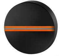 Kivivaka Cubierta para neumático de coche, resistente al agua, de poliéster 190T, a prueba de polvo, con tira reflectante, bolsillo para herramientas, tamaño S, negro (S, 1 unidad)