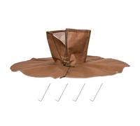 Kivivaka Cubierta protectora contra las heladas de plantas para invierno, 30 x 30 x 100 cm, cubierta de raíz aislada con cordón elástico, lámina de aluminio y capa de burbujas, papel de aluminio