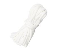 Kivivaka Cuerda de algodón de riego automático para plantas de interior, 4 mm o 6 mm de diámetro, 9 m/18 m de longitud, cordón de riego por goteo blanco para plantas de interior, hierbas y suculentas