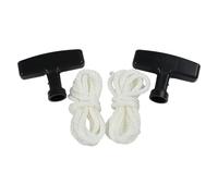Kivivaka Cuerda de arranque de 4,5 mm x 130 cm con asa, paquete de 2, compatible con motores pequeños Honda 4-8HP