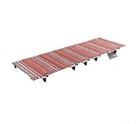 Kivivaka Cuna de camping plegable ligera 1950g, cama de aleación de aluminio para senderismo y playa (rojo)