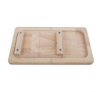 Kivivaka Ejercitador de fortalecimiento de dedos de madera, entrenamiento de agarre de mano, lucha libre de brazos y escalada en roca, 28 x 14 x 3,5 cm