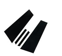 Kivivaka Embellecedor de postes de pilar negro brillante Clase CLS 2012-2016, cubierta de molduras de ventana ABS, 4 piezas