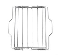 Kivivaka Estante ajustable de acero inoxidable para asar pavos, sartén plegable para barbacoa, camping, picnic, cocina al aire libre y uso doméstico