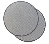 Kivivaka Filtro de café reutilizable de acero inoxidable 304 compatible con cafetera aeropress, colador de malla metálica de 61 mm, lavable, paquete de 2 unidades para preparación rica (1)