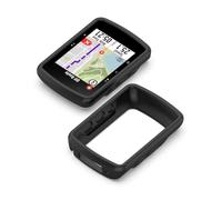Kivivaka Funda de silicona para Bryton Rider R550/R650, piel protectora ligera con recortes, cubierta anticaídas (negro)