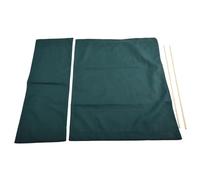 Kivivaka Funda para silla de director de lona verde oscuro para reemplazo, taburete protector para asiento, kit de protector de asiento al aire libre, camping, muebles de jardín (para grandes 53 x 42