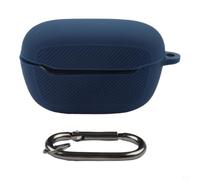 Kivivaka Funda protectora de silicona para auriculares JBL para Endurance Race 2, resistente al sudor, a prueba de polvo, accesorio de viaje ligero con clip, multicolor, 8,3 x 4 cm (azul)