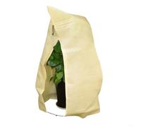 Kivivaka Funda protectora para plantas de invierno con cremallera, gran tela no tejida para protección para árboles al aire libre, arbustos y jardín (180 x 120 cm)