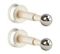 Kivivaka Gancho telescópico con ventosa de pared, para cocina o balcón, no necesita taladro, material ABS, 2 unidades, para rojo/blanco y blanco