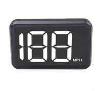 Kivivaka GPS HUD Head Up Display Velocímetro digital de doble chip sin salto, fuente grande MPH KM/H conmutable para auto, camión, autobús, bicicleta eléctrica (MPH)