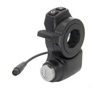 Kivivaka Interruptor acelerador de bloqueo de puerta eléctrica Scooter eléctrico para Kukirin Master, pieza de repuesto de seguridad de plástico resistente al desgaste