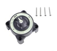 Kivivaka Interruptor de desconexión de batería de 3 posiciones 500 A para aislador resistente de 12 a 36 V CC con desconexión de campo para vehículo marino, RV, barco