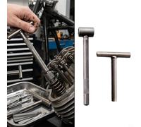 Kivivaka Juego de 2 llaves de ajuste de tornillo de válvula tipo T para motocicleta y scooter, herramienta de reparación de brazo basculante