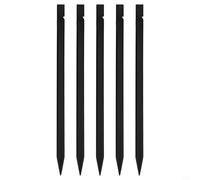 Kivivaka Juego de 5 herramientas de plástico para reparación de teléfonos, tabletas, PC, Spudger de doble cabeza para apertura y desmontaje de pantalla, 147 mm, color negro
