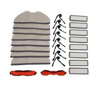 Kivivaka Juego de accesorios para robot Xiaomi S40 OV81 para aspiradora, incluye cepillo principal, cepillos laterales, filtros, paños de fregona