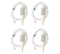 Kivivaka Kit de ayuda de autorriego, riego automático de plantas con principio de sifón y tasa ajustable, jardinería interior y exterior, color blanco