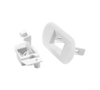 Kivivaka Kit de bloqueo de tapa y bisel para lavadora Hotpoint | Construcción de plástico blanco, compatible con carga superior, fija cierres rotos, incluye golpe y bisel, fácil instalación