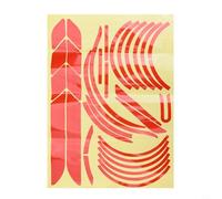 Kivivaka Kit de calcomanías reflectantes para Xiaomi para scooter M365 para aumentar la visibilidad al cruzar carreteras o montar en bicicleta (color negro)