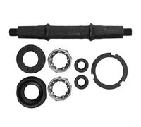 Kivivaka Kit de eje de pedalier de bicicleta de agujero cuadrado, rodamientos de tazas para marcos de metal de 29 mm