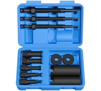 Kivivaka Kit de herramientas de extracción de rodamientos para diámetro interior de 9 a 23 mm, juego de extractor de aleación resistente para cubo de rueda de coche, motocicleta, extractor de brida de