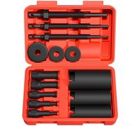 Kivivaka Kit de herramientas de extracción de rodamientos para diámetro interior de 9 a 23 mm, juego de extractor de aleación resistente para cubo de rueda de coche, motocicleta, extractor de brida de