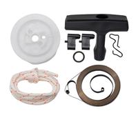 Kivivaka Kit de reconstrucción de arranque de retroceso con resorte de rebobinado, polea, mango, cuerda y trinquetes para motosierras Stihl 034, 036, 044, MS340, MS360, MS361