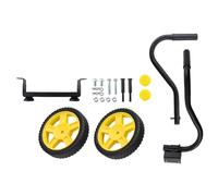 Kivivaka Kit de ruedas con asa generadores de 2800-4750 W, carrito de rodillos de plástico resistente, fácil transporte y almacenamiento, amarillo