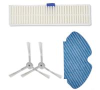 Kivivaka Kit de trapeador de filtro de cepillo lateral ForRowenta Explorer 60 ZR740003 RR7427 RG7447 Robot Partes de aspiradora