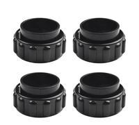 Kivivaka Kit de unión de clorador de sal de piscina negra de repuesto para | IntelliChlor IC20 IC40 IC60 IC80, incluye juntas tóricas conectores, tuercas, 2 o 4 unidades