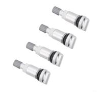 Kivivaka Kits de reparación de válvula de sensor de presión de neumáticos 4pcs metal para Jaguar para Land Rover TPMS