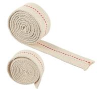 Kivivaka Lámpara plana de aceite de algodón y linterna de queroseno, rollo blanco de alta absorción, 1 m, camping, senderismo, uso al aire libre, 2 cm de ancho