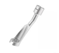 Kivivaka Llave de tuerca de enchufe de línea de combustible tipo L de 17 mm para reparación de tuberías de aceite BMW, herramienta manual de tuerca hexagonal de metal