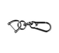 Kivivaka Llavero creativo con hebilla de herradura y 8 formas en color | Llavero de aleación de metal para anillo para coches y bolsos, construcción resistente, 22 mm x 85 mm
