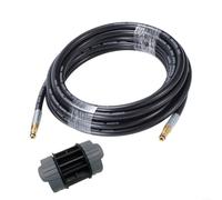 Kivivaka Manguera de extensión de alta presión de 5 m para Karcher Series K2 a para K7, manguera de agua de goma de 180 bar 2610 PSI con acoplamiento de clic 2641-710 (5M)