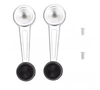 Kivivaka Manivela de cristal 12745409 D4TZ-102334 para Ford F-150 F-350 1978-1996, par de repuesto para puerta interior