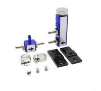 Kivivaka Manual para Controlador Boost 1-30 PSI para regulador de presión turbo de precisión para motores diésel para aluminio CNC azul púrpura (azul)
