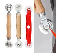 Kivivaka Pantalla ergonómica para herramienta de puerta con rodillo de | Fácil: Instalación, dispositivo de manivela versátil para reparación de ventanas y puertas