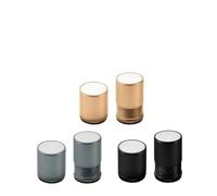 Kivivaka Paquete de 4 patas ajustables para mesa de cama de 27 a 40 mm, elevadores de altura de muebles de metal con almohadillas de silicona antideslizantes para sofá, silla de escritorio, color