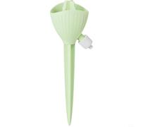 Kivivaka Paquete de 8 picos de riego automático con válvula ajustable, dispositivo automático de riego de plantas para el hogar, oficina, jardín, se adapta a aberturas de botellas de 1.1 pulgadas