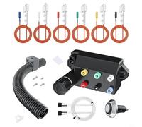 Kivivaka para WEBER para GENESIS II 610 Kit de encendido de parrilla compatible 66356, encendido de 6 salidas con piezas de cerámica y metal