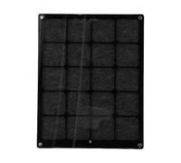 Kivivaka Pin Collection - Organizador de exhibición de acrílico transparente para mesa y pared, pines esmaltados, pines de joyería e insignias, 21 x 26,5 cm, para doble cara (negro/blanco) negro