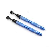 Kivivaka Pinza de cebo de aleación de aluminio de 4 garras con hilo de diamante antideslizante, herramienta de pesca ligera tipo empuje para una extracción segura del anzuelo