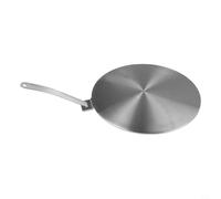 Kivivaka Placa difusora de calor de acero inoxidable para cocinas de cerámica e inducción, 13, 20, 24, 28 cm, distribución uniforme del calor, compatible con ollas y sartenes (28 cm)