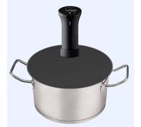 Kivivaka Precise Cooking Sous Vide - Tapa para sellado de silicona pesada Anova y recipientes, 28 cm de diámetro, color gris
