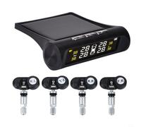 Kivivaka Sistema de monitoreo de presión de neumáticos de 4 sensores internos TPMS, pantalla digital para automóviles