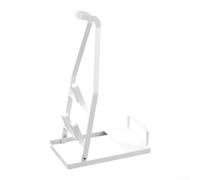 Kivivaka Soporte de almacenamiento para aspiradora, soporte de base montado en el suelo, material de acero al carbono para la mayoría de aspiradoras (blanco)